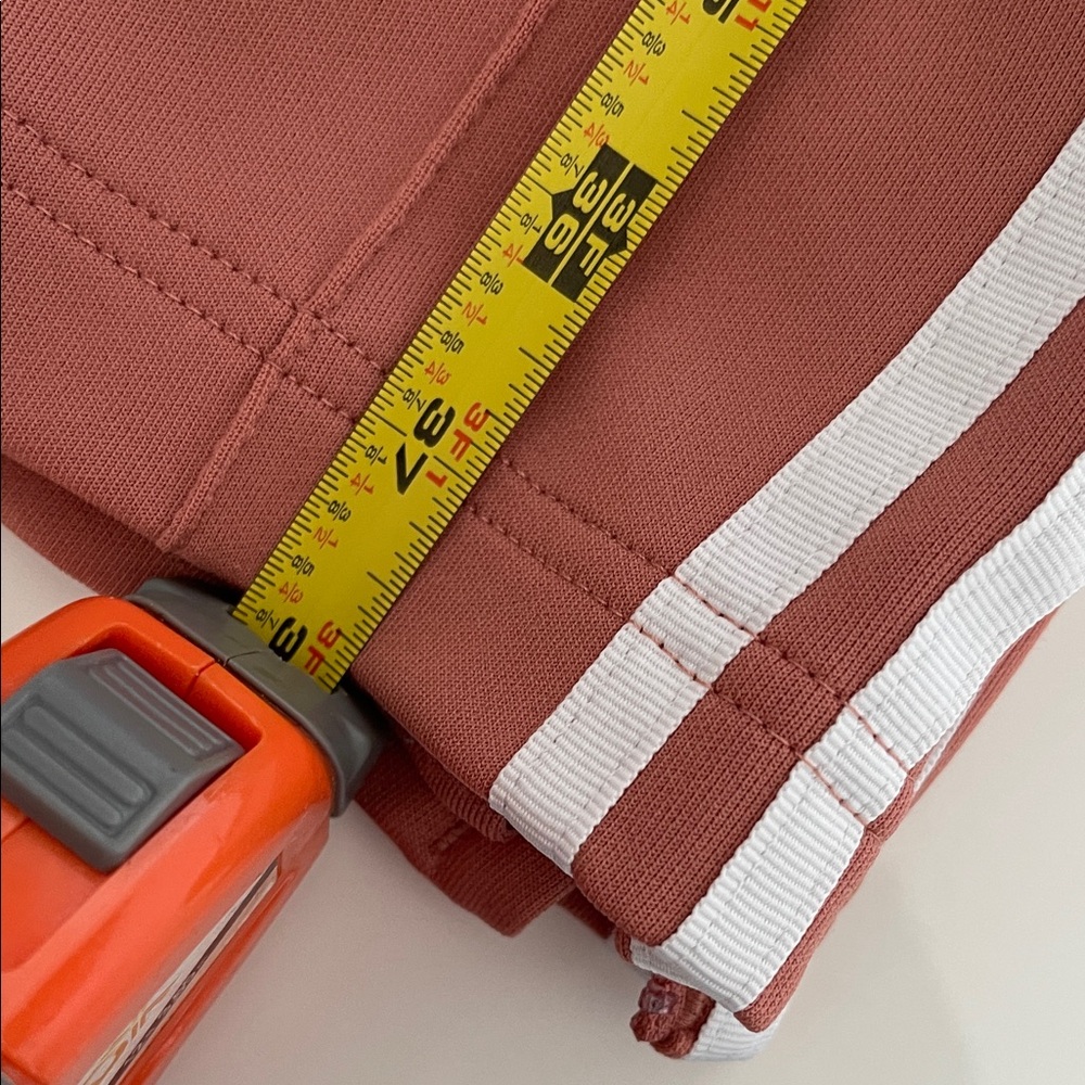Adidas Women's Coral Joggers with White Stripes - Picture 9 of 9